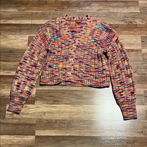 STAUD Colorful Knit Women's Cardigan
